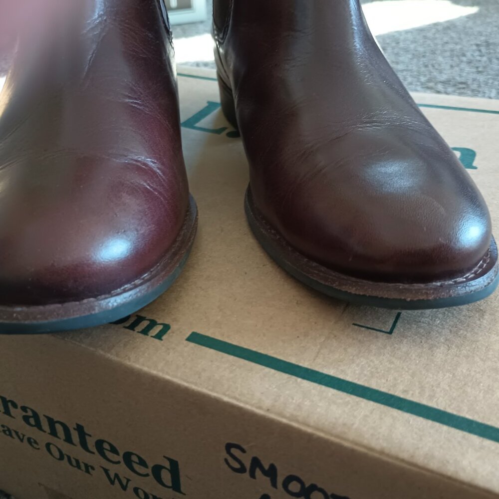 LL Bean Leather Chelsea Boots, Size 8.5, EUC - Picture 4 of 7